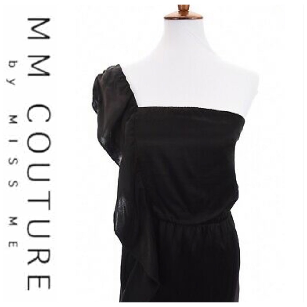 💕SALE💕MM Couture Miss Me Black Ruffle Dress - Picture 4 of 8